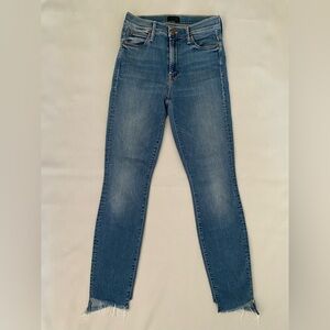 Mother The Stunner Two Step Fray In  Love For Sail Jeans Sz 25 ***FLAW